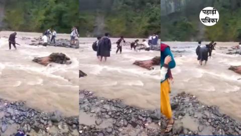 उफनते गधेरे में जिंदगी की जंग: थराली की अनसुनी पुकारा — Uttarkashi