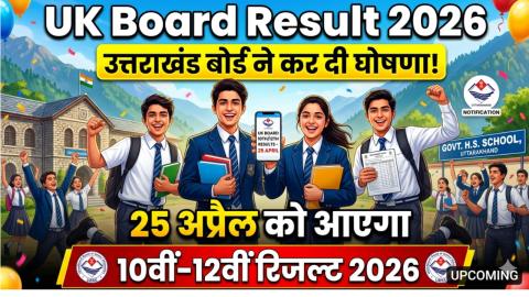 UK Board Result 2026: उत्तराखंड बोर्ड ने कर दी घोषणा! 25 अप्रैल को आएगा 10वीं-12वीं का रिजल्ट