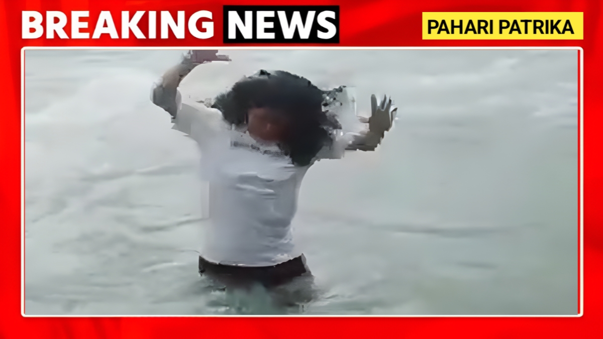रील के चस्के ने महिला का जान, नदी में खड़े होकर बना रही थी वीडियो, देखें वीडियो