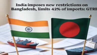 भारत ने बांग्लादेश पर लगाई नई पाबंदियां, 42% आयात पर रोक