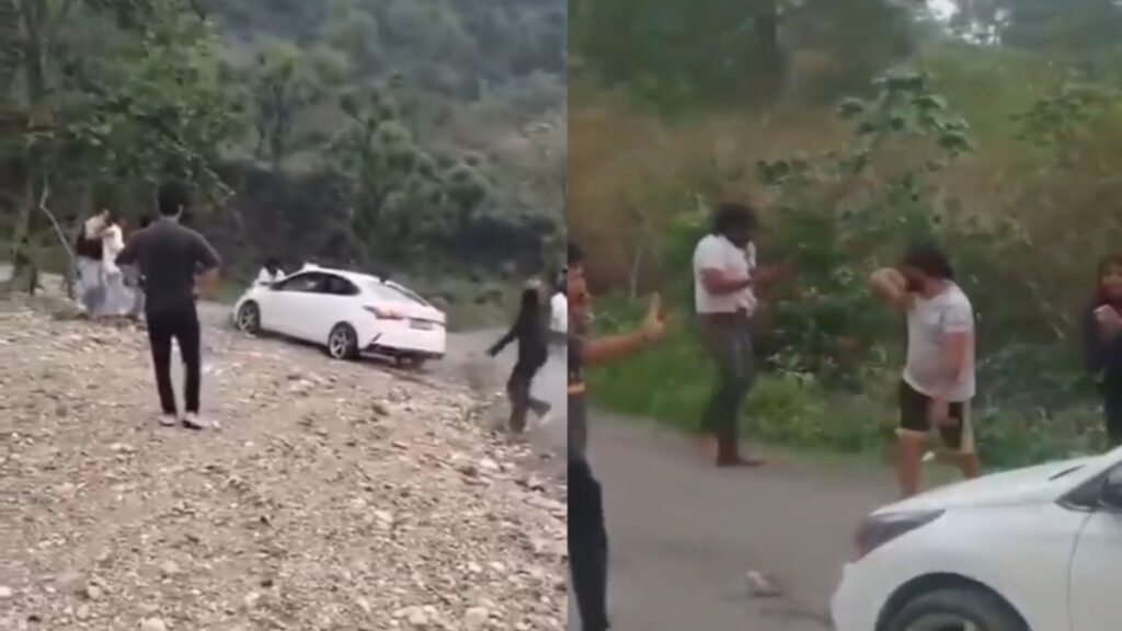 उत्तराखंड: शराब के नशे में धुत युवकों ने किय हंगामा, देखें वीडियो