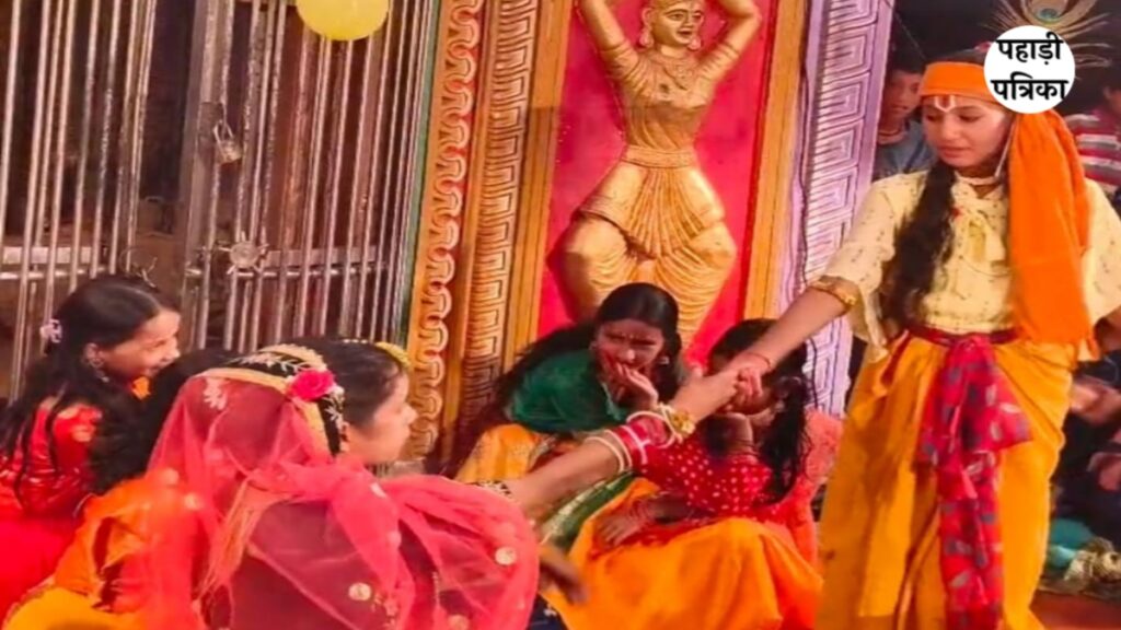 किशनपुर में श्रीकृष्ण जन्माष्टमी पर दही हांडी का उत्साहपूर्ण आयोजन