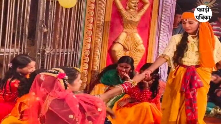 किशनपुर में श्रीकृष्ण जन्माष्टमी पर दही हांडी का उत्साहपूर्ण आयोजन